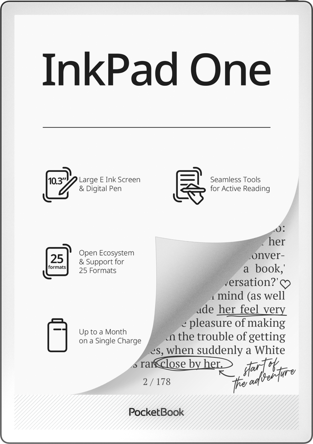 PocketBook InkPad One Черный