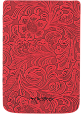 Обложка PocketBook 6" Красный с узорами