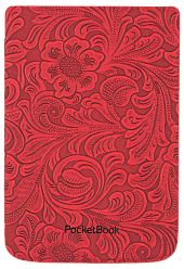 Обложка PocketBook 6" Красный с узорами